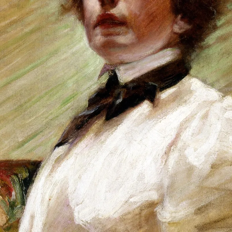 Self-Portrait With Palette Alice Pike Barney