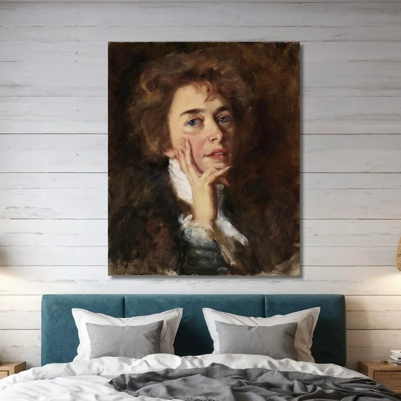 Selbstporträt Mit Jabot Alice Pike Barney