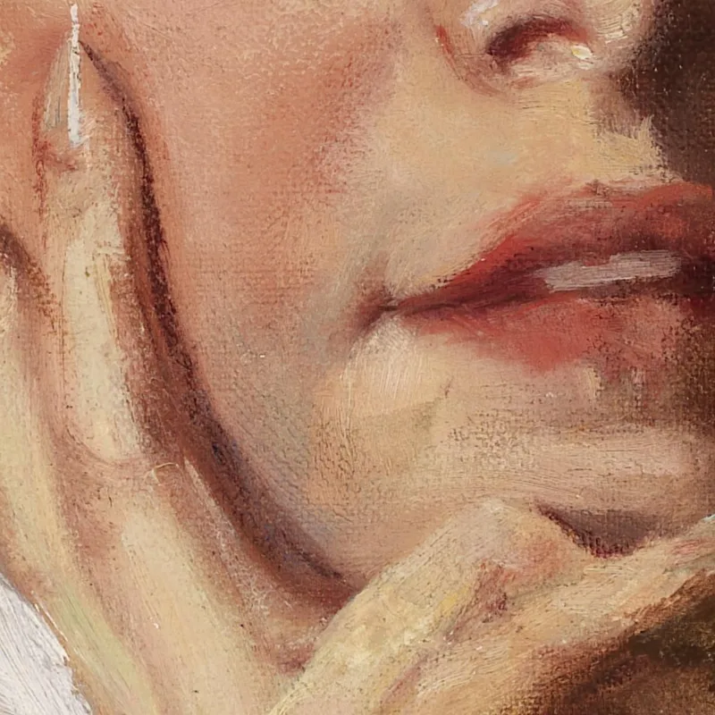 Selbstporträt Mit Jabot Alice Pike Barney