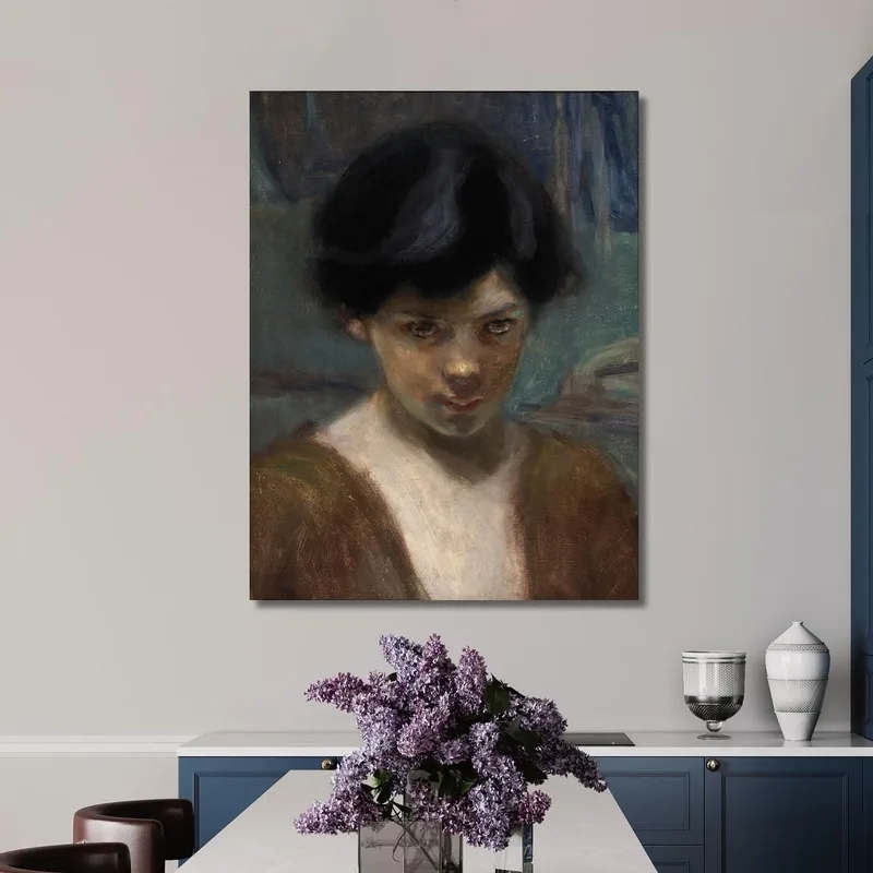 Studie Kopf Eines Jungen Alice Pike Barney