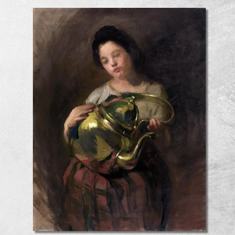 Il Bollitore D'Ottone Alice Pike Barney quadro stampa su tela