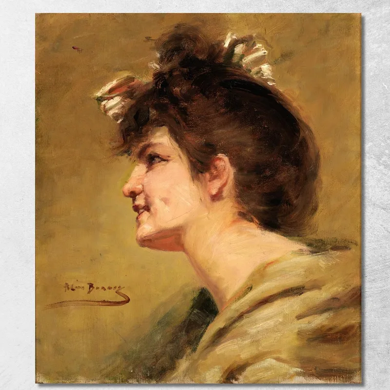 La Fossetta Alice Pike Barney quadro stampa su tela