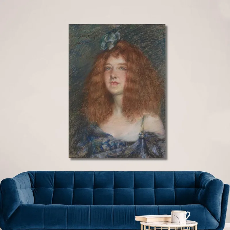 Mujer Con Cabello Rojo Alice Pike Barney