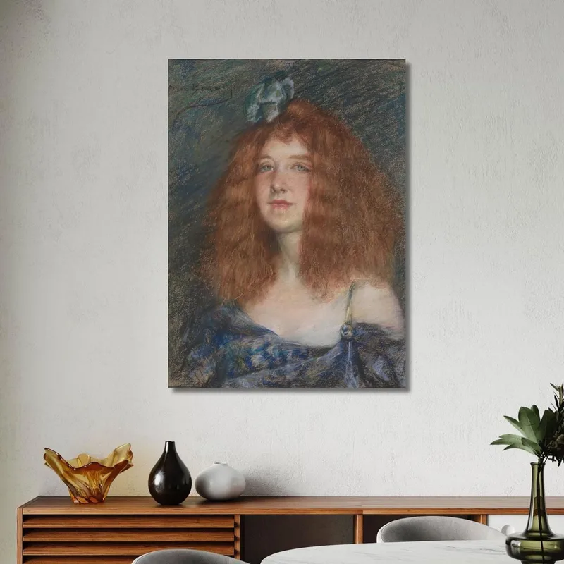 Mujer Con Cabello Rojo Alice Pike Barney