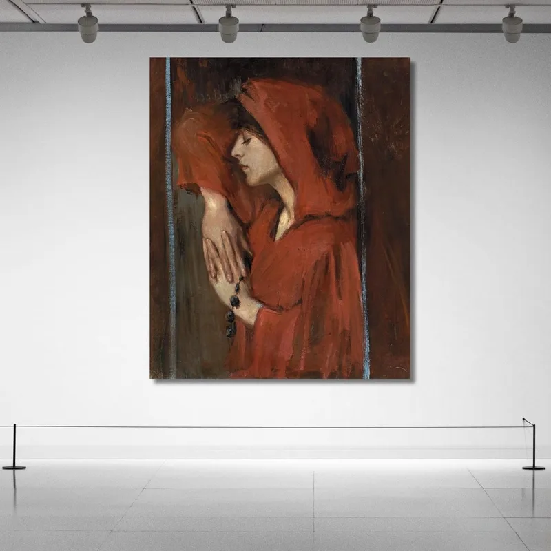 Woman With Red Hood Alice Pike Barney