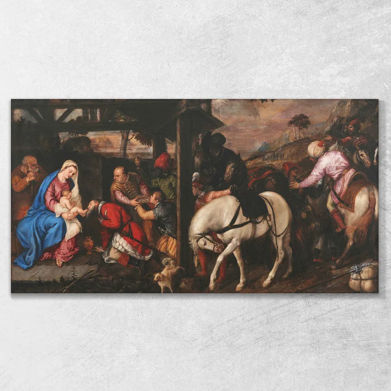 Adoration Of The Magi Titian Tiziano Vecellio