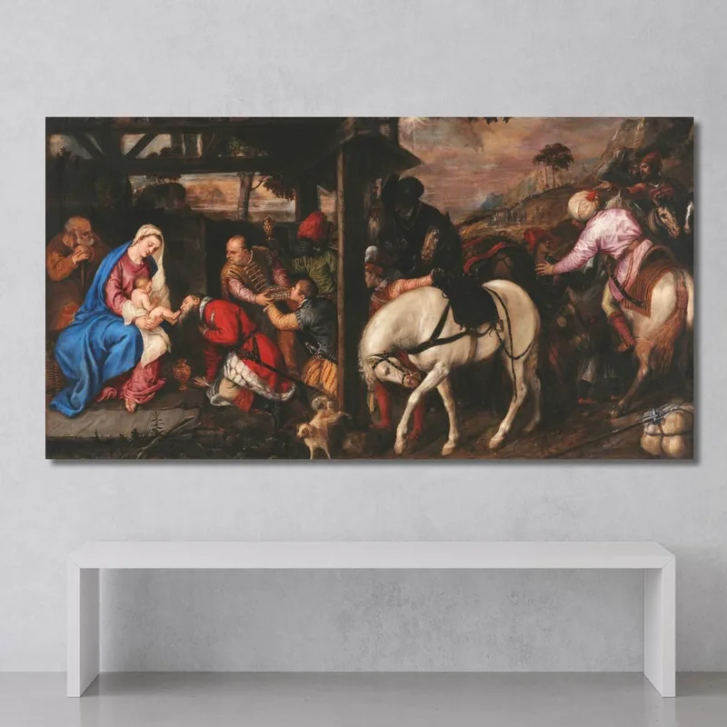 Adoration Of The Magi Titian Tiziano Vecellio