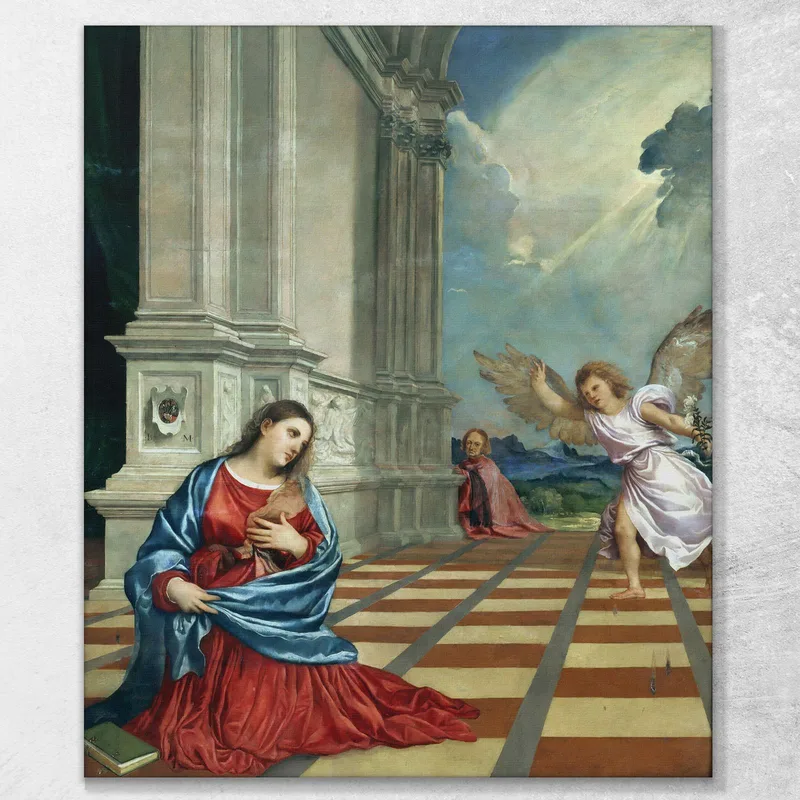 Annunciation Titian Tiziano Vecellio