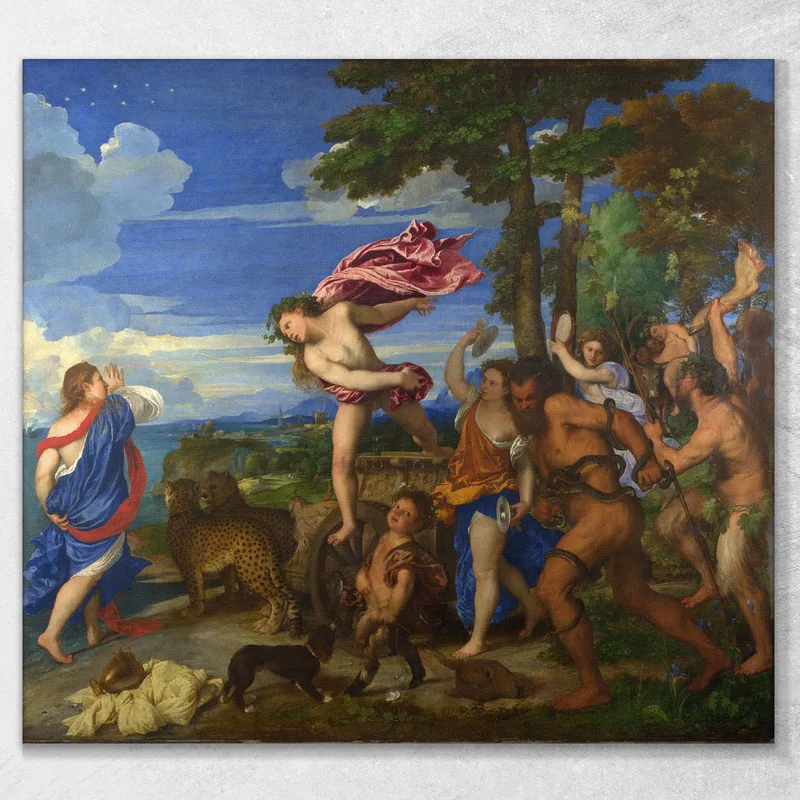 Bacchus And Ariadne Titian Tiziano Vecellio