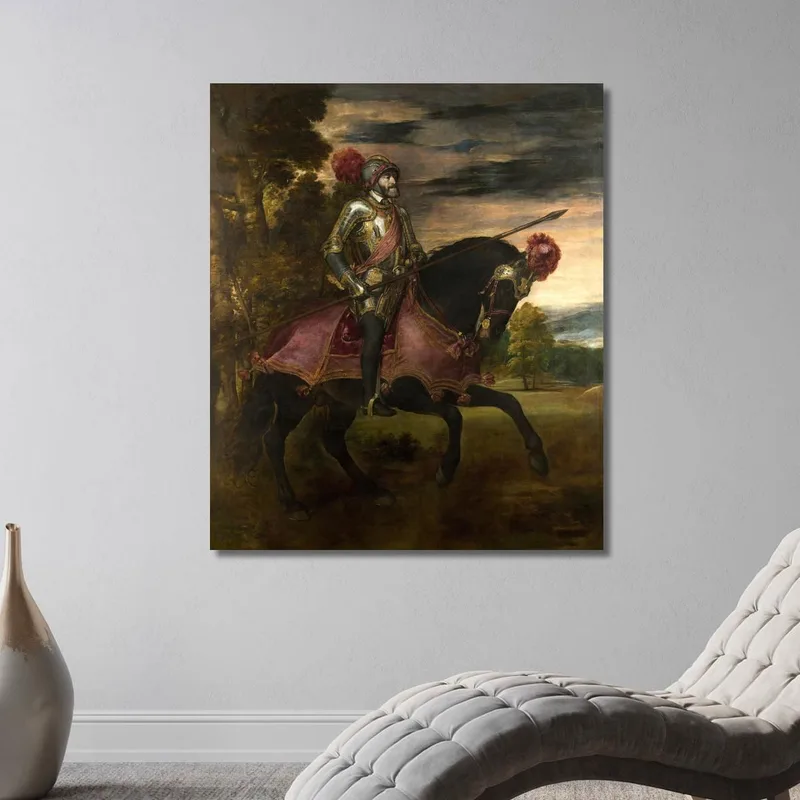 Charles Quint À Mühlberg Titian Tiziano Vecellio