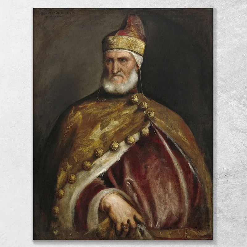 Doge Andrea Gritti Titian Tiziano Vecellio