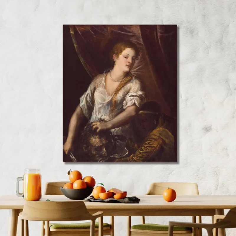 Judit Y Su Sirvienta Con La Cabeza De Holofernes Titian Tiziano Vecellio