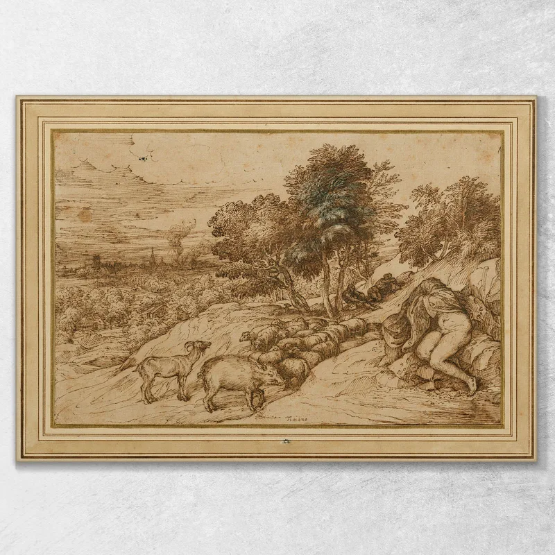 Pastoral Scene Titian Tiziano Vecellio