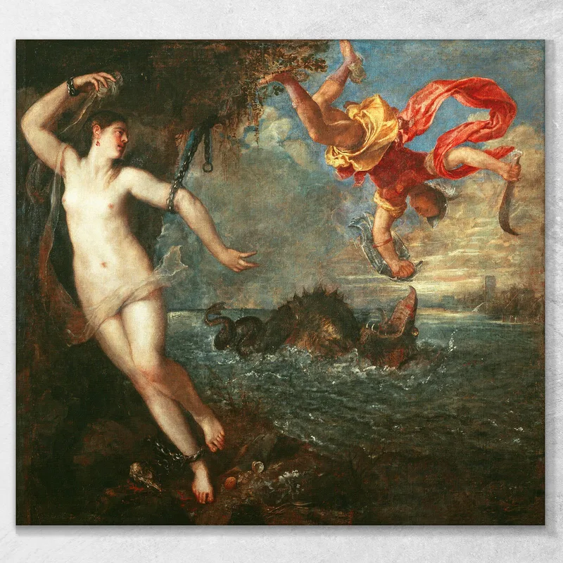 Perseus And Andromeda Titian Tiziano Vecellio