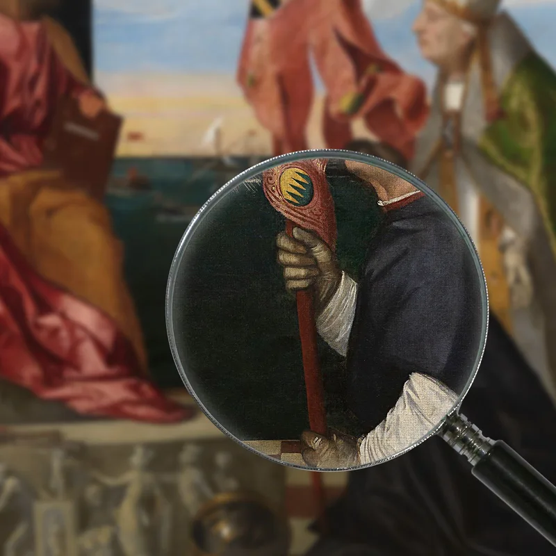 Pope Alexander Vi Presenting Bishop Jacopo Pesaro To Saint Peter Titian Tiziano Vecellio