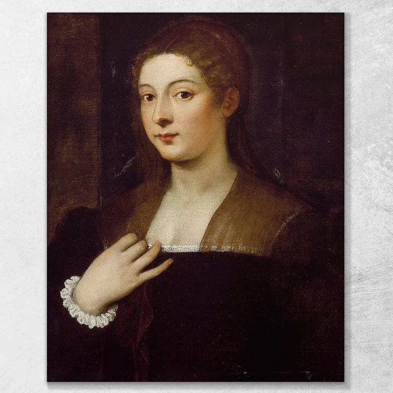 Ritratto Di Signora Titian Tiziano Vecellio