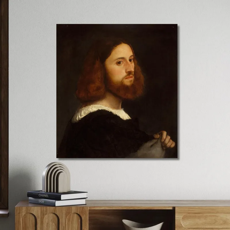 Porträt Eines Mannes Titian Tiziano Vecellio