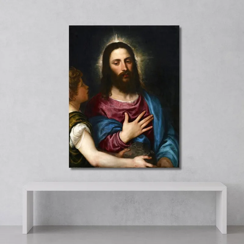 Die Versuchung Christi Titian Tiziano Vecellio