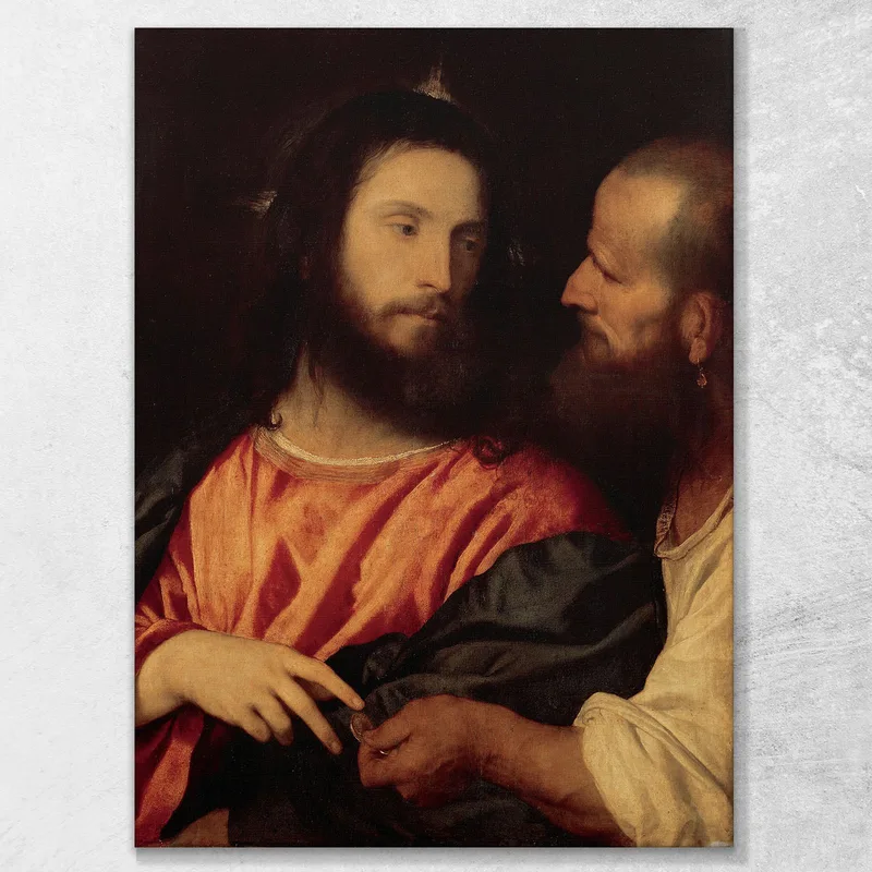 The Tribute Money 1516 Titian Tiziano Vecellio