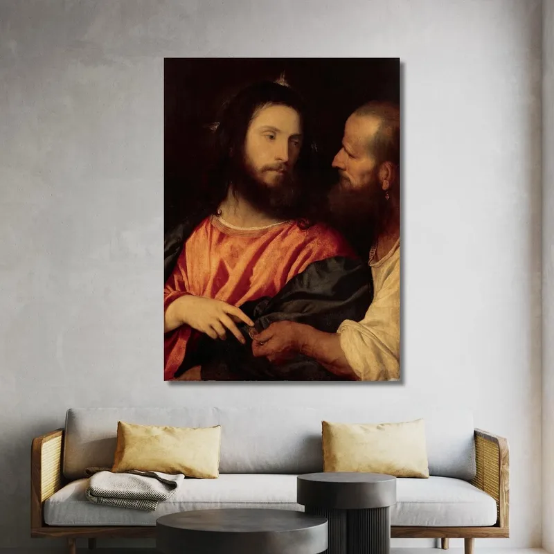 The Tribute Money 1516 Titian Tiziano Vecellio