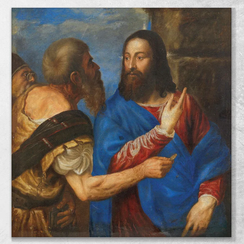 Das Tributgeld Titian Tiziano Vecellio