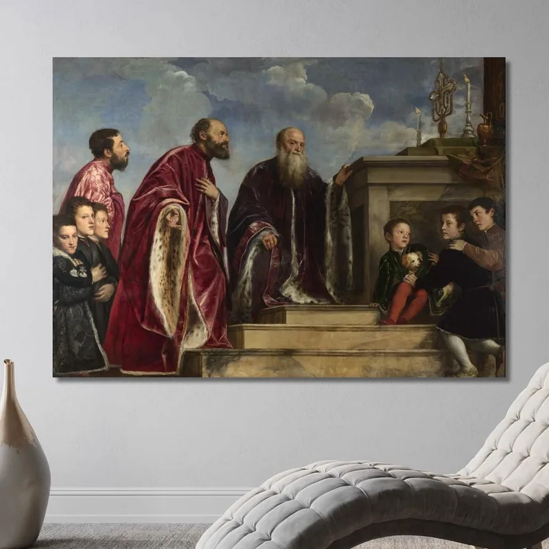 The Vendramin Family Titian Tiziano Vecellio