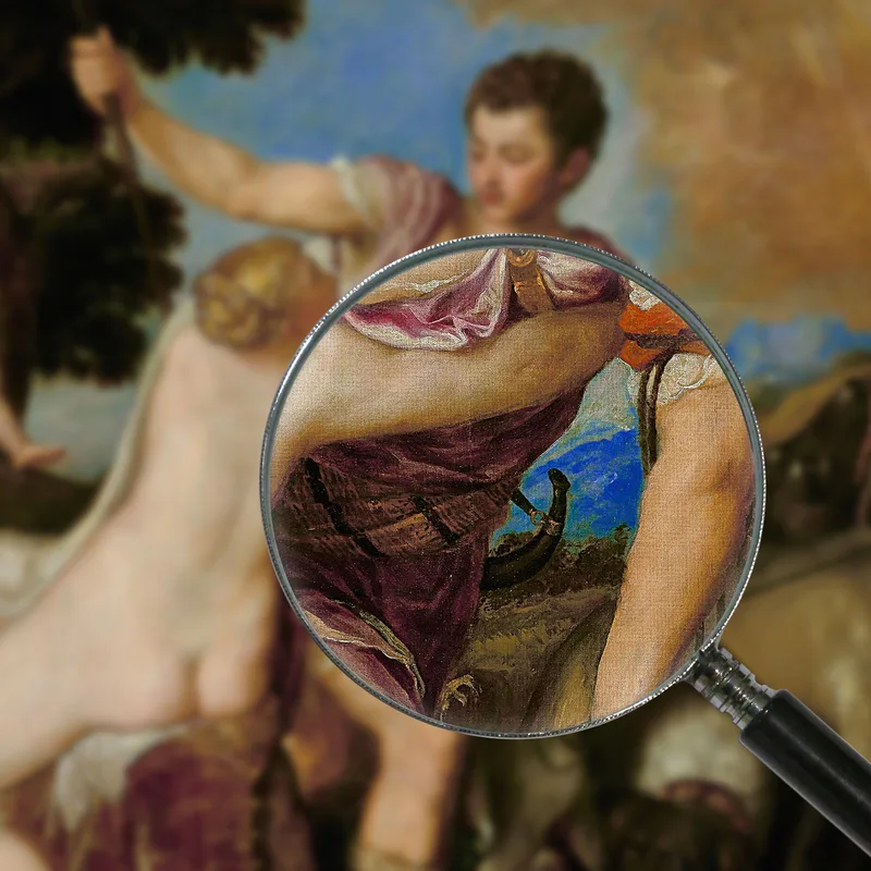 Venus And Adonis Titian Tiziano Vecellio