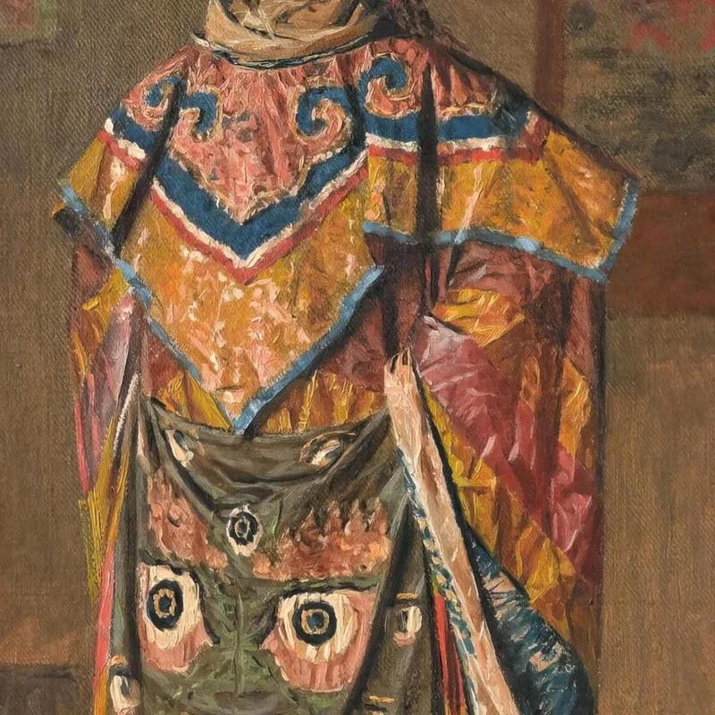 Un Lama Budista En Un Banquete En El Monasterio De Pemionchi Sikkim Vasily Vereshchagin