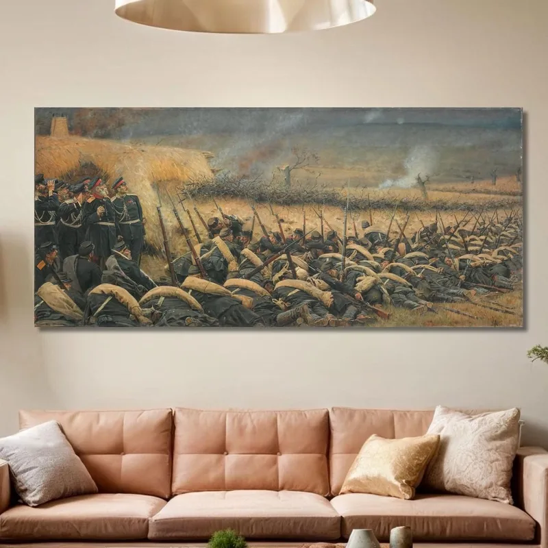 Prima Dell'Attacco. A Plevna Vasily Vereshchagin