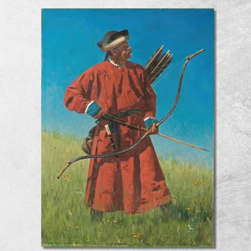 Soldado De Bujará Vasily Vereshchagin cuadro en lienzo