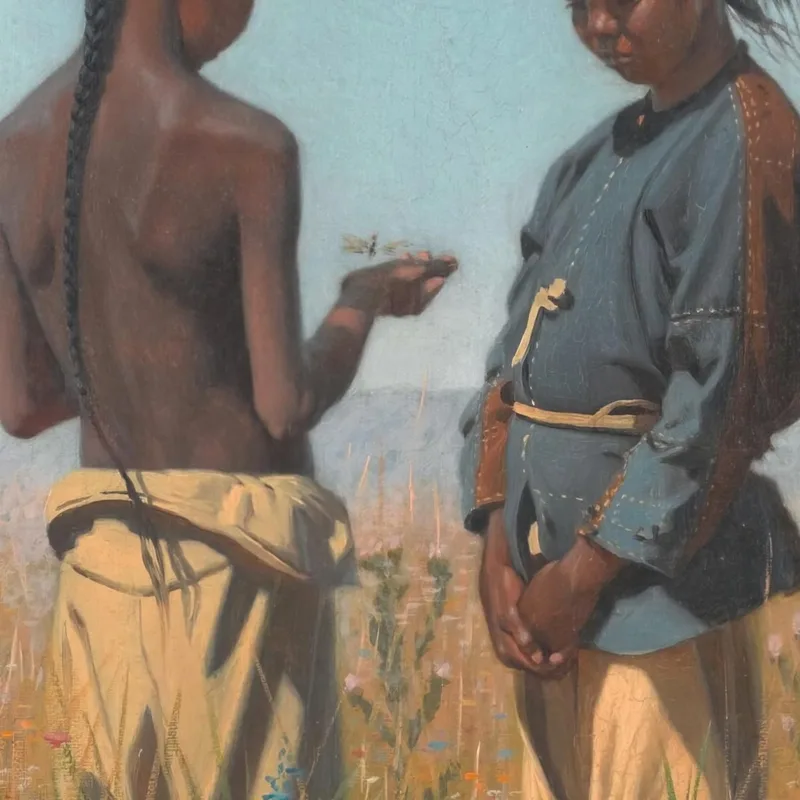 Bambini Della Tribù Solon Vasily Vereshchagin