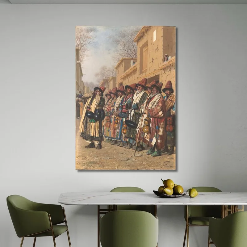 Chœur De Derviches Demandant L'Aumône. Tachkent Vasily Vereshchagin