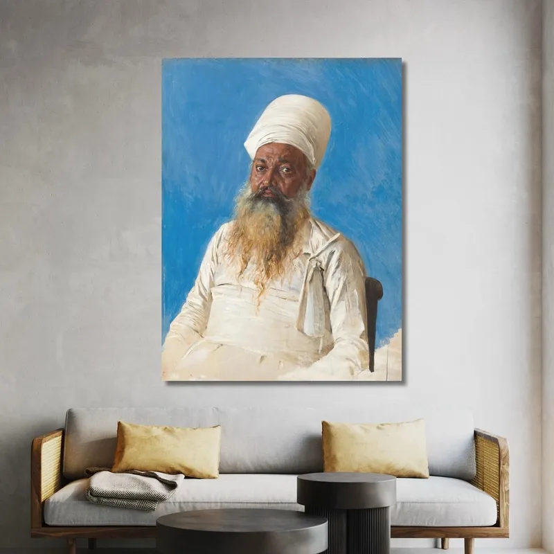 Sacerdote Parsi Adoratore Del Fuoco. Bombay Vasily Vereshchagin