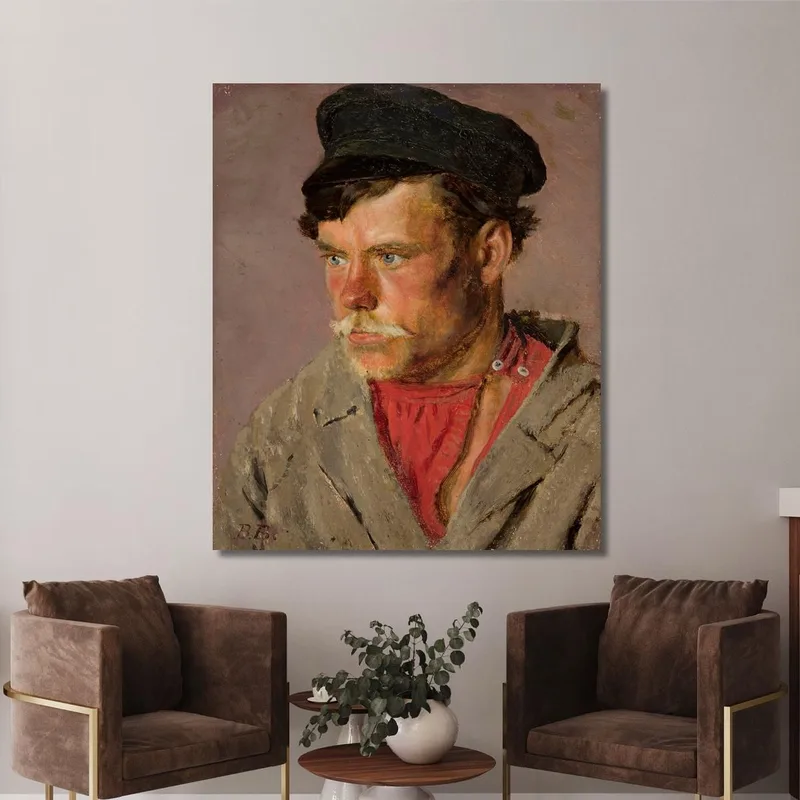 Étude D'Une Tête De Paysan Vasily Vereshchagin