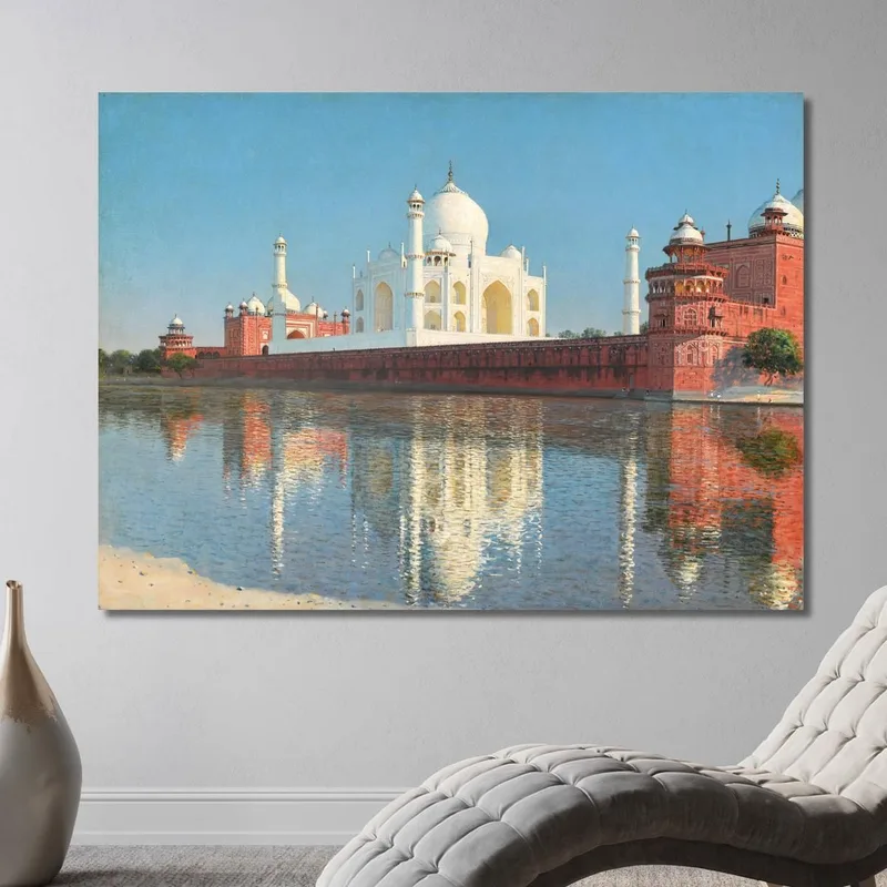Mausolée Du Taj Mahal À Agra Vasily Vereshchagin
