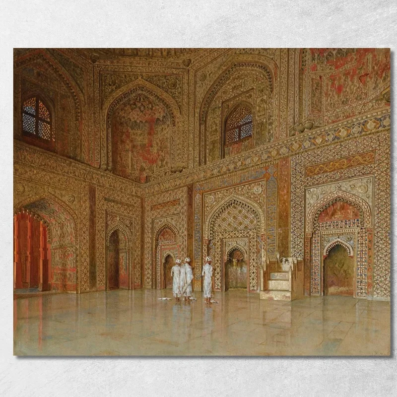 La Moschea Principale A Futtehpore Sikri Vasily Vereshchagin quadro stampa su tela