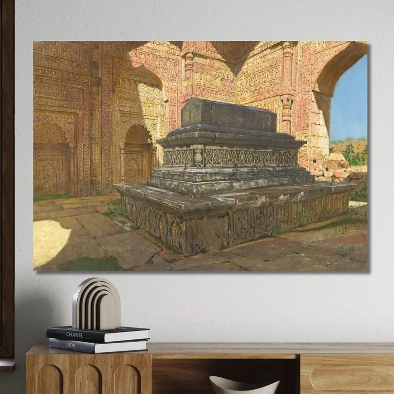 Tomba Del Sultano Iltutmysh Nella Vecchia Delhi Vasily Vereshchagin