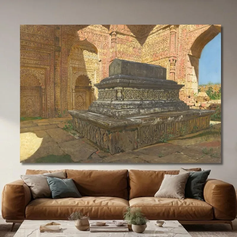 Tomba Del Sultano Iltutmysh Nella Vecchia Delhi Vasily Vereshchagin