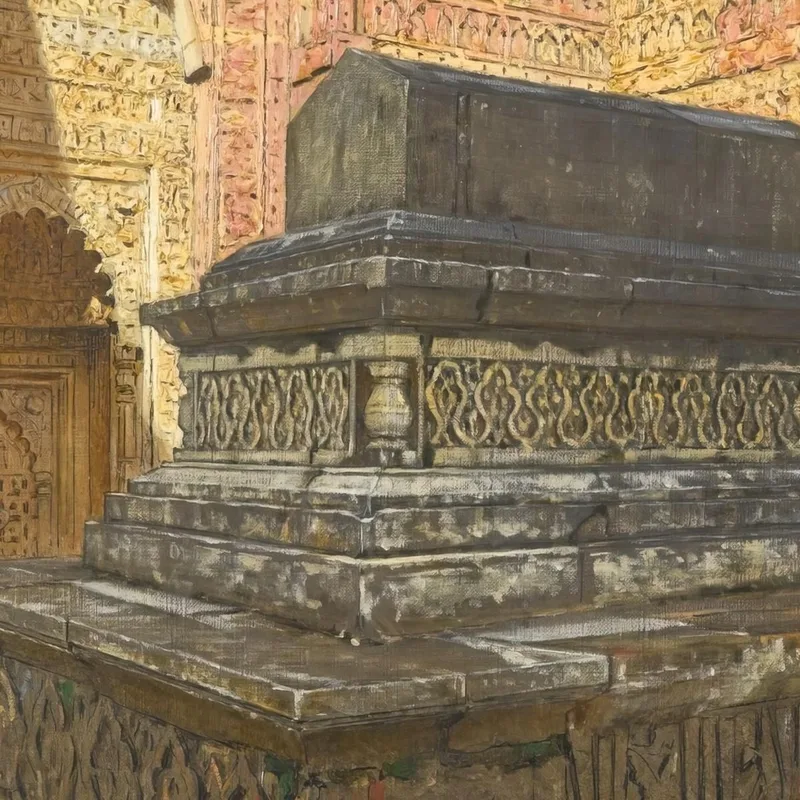 Tomba Del Sultano Iltutmysh Nella Vecchia Delhi Vasily Vereshchagin