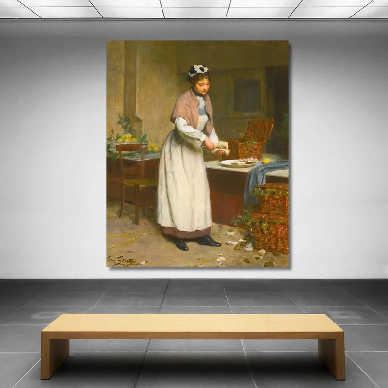 La Vendedora De Ostras Victor Gabriel Gilbert