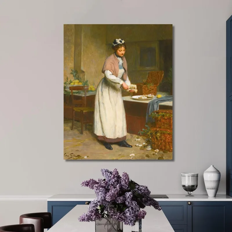La Vendedora De Ostras Victor Gabriel Gilbert