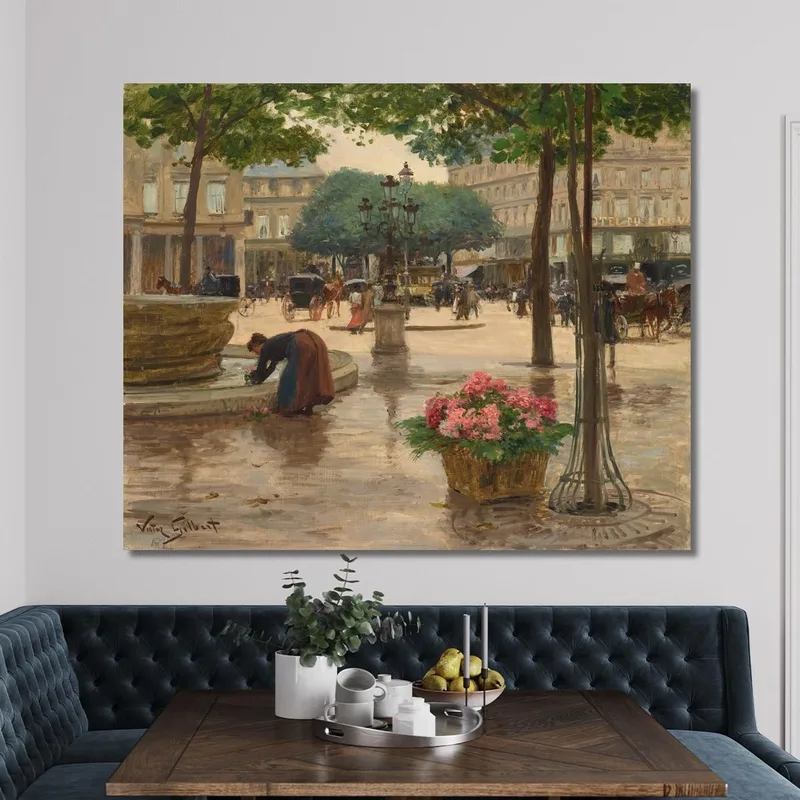 La Plaza Del Théâtre Français Victor Gabriel Gilbert