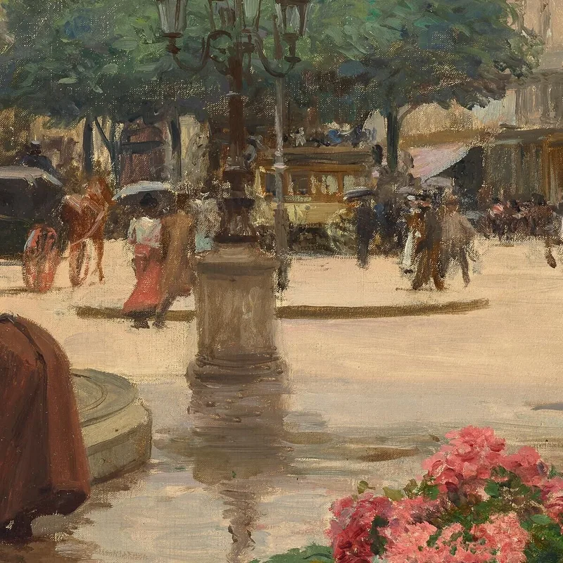 La Plaza Del Théâtre Français Victor Gabriel Gilbert