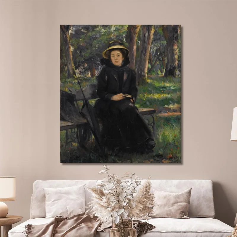 Die Große Sonntägliche Ruhe Frau Victor Gilbert Victor Gabriel Gilbert