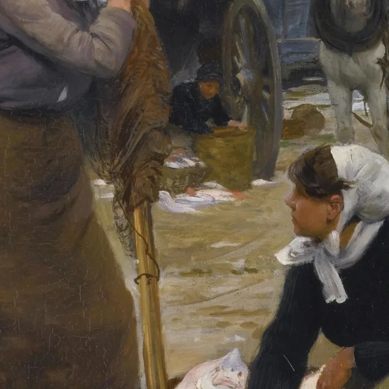 La Llegada De Los Barcos Pesqueros Victor Gabriel Gilbert