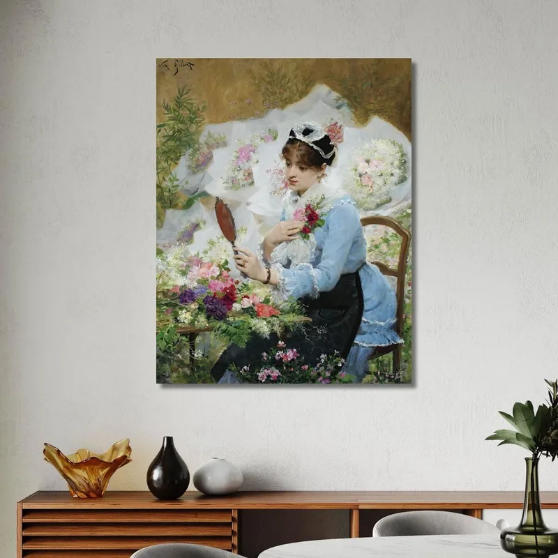 La Vendedora De Flores Victor Gabriel Gilbert