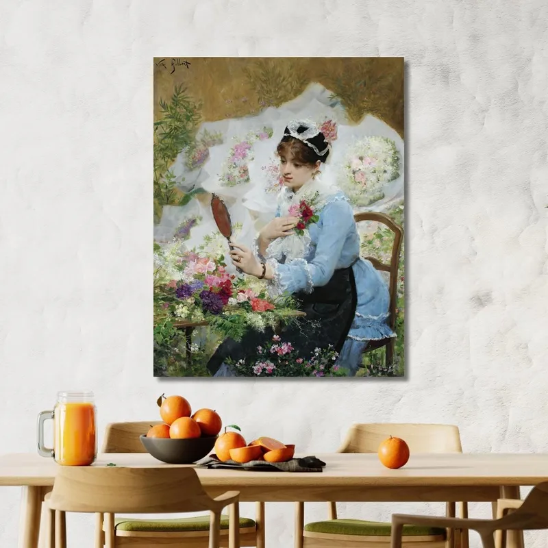 La Vendedora De Flores Victor Gabriel Gilbert