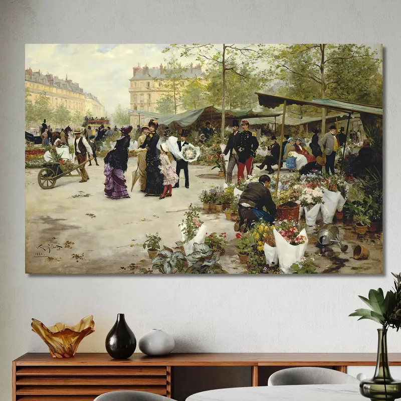 El Mercado Inferior París Victor Gabriel Gilbert
