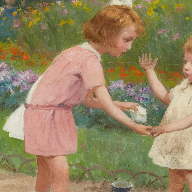 Los Jardines De Luxemburgo Victor Gabriel Gilbert