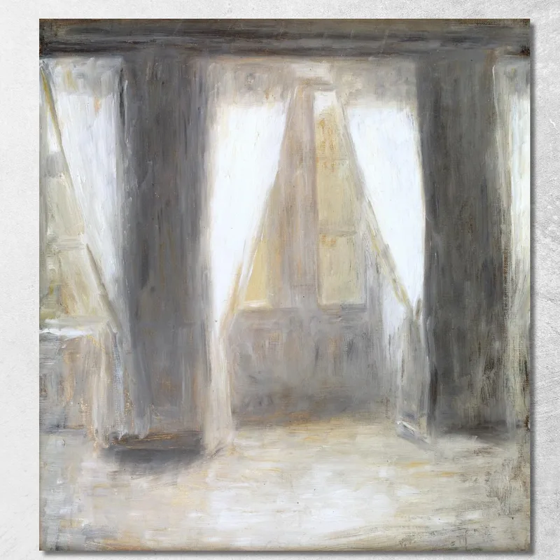 The Living Room At Frederiksberg Allé Vilhelm Hammershøi canvas print